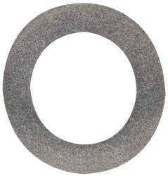 Made in USA - 0.015" Thick, 7/8" Inside x 1-3/8" OD, Round Shim - 3/4" Screw, Uncoated 302/304 Stainless Steel - Americas Industrial Supply