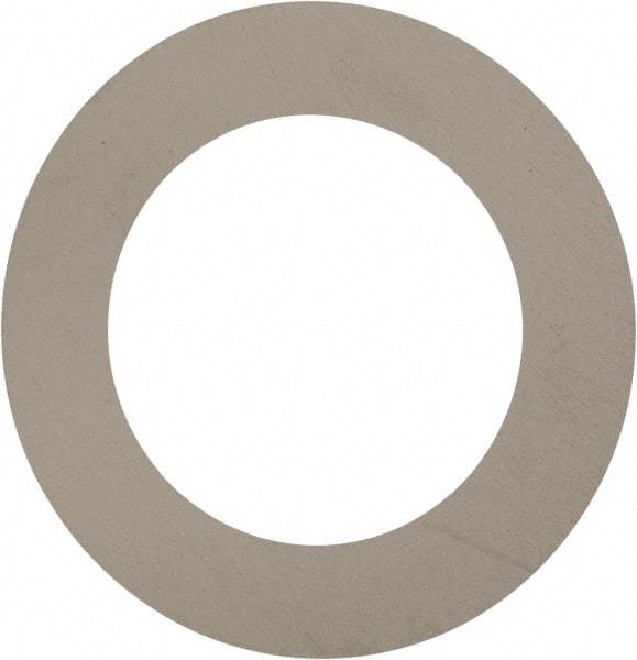 Made in USA - 0.002" Thick, 7/8" Inside x 1-3/8" OD, Round Shim - 3/4" Screw, Uncoated 302/304 Stainless Steel - Americas Industrial Supply