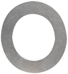 Made in USA - 0.005" Thick, 7/8" Inside x 1-3/8" OD, Round Shim - 3/4" Screw, Uncoated 302/304 Stainless Steel - Americas Industrial Supply