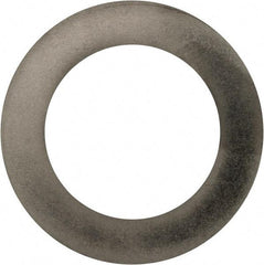 Made in USA - 0.008" Thick, 7/8" Inside x 1-3/8" OD, Round Shim - 3/4" Screw, Uncoated 302/304 Stainless Steel - Americas Industrial Supply
