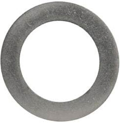 Made in USA - 0.02" Thick, 1" Inside x 1-1/2" OD, Round Shim - 7/8" Screw, Uncoated 302/304 Stainless Steel - Americas Industrial Supply