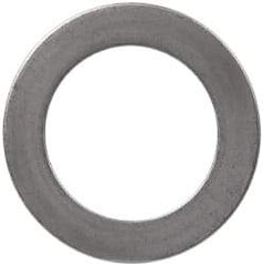 Made in USA - 0.03" Thick, 1" Inside x 1-1/2" OD, Round Shim - 7/8" Screw, Uncoated 302/304 Stainless Steel - Americas Industrial Supply