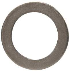 Made in USA - 0.06" Thick, 1" Inside x 1-1/2" OD, Round Shim - 7/8" Screw, Uncoated 302/304 Stainless Steel - Americas Industrial Supply