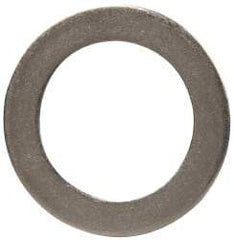 Made in USA - 0.06" Thick, 1" Inside x 1-1/2" OD, Round Shim - 7/8" Screw, Uncoated 302/304 Stainless Steel - Americas Industrial Supply