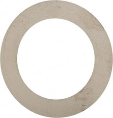 Made in USA - 0.008" Thick, 1" Inside x 1-1/2" OD, Round Shim - 7/8" Screw, Uncoated 302/304 Stainless Steel - Americas Industrial Supply