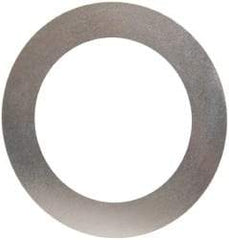 Made in USA - 0.01" Thick, 1-1/8" Inside x 1-5/8" OD, Round Shim - Uncoated 302/304 Stainless Steel - Americas Industrial Supply