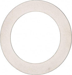 Made in USA - 0.012" Thick, 1-1/8" Inside x 1-5/8" OD, Round Shim - Uncoated 302/304 Stainless Steel - Americas Industrial Supply