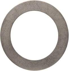Made in USA - 0.02" Thick, 1-1/8" Inside x 1-5/8" OD, Round Shim - Uncoated 302/304 Stainless Steel - Americas Industrial Supply