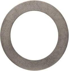 Made in USA - 0.02" Thick, 1-1/8" Inside x 1-5/8" OD, Round Shim - Uncoated 302/304 Stainless Steel - Americas Industrial Supply