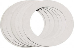 Made in USA - 0.003" Thick, 1-1/8" Inside x 1-5/8" OD, Round Shim - Uncoated 302/304 Stainless Steel - Americas Industrial Supply