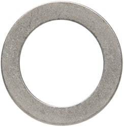 Made in USA - 0.06" Thick, 1-1/8" Inside x 1-5/8" OD, Round Shim - Uncoated 302/304 Stainless Steel - Americas Industrial Supply