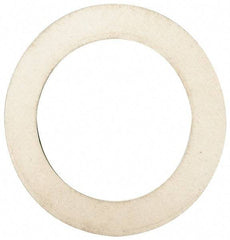 Made in USA - 0.008" Thick, 1-1/8" Inside x 1-5/8" OD, Round Shim - Uncoated 302/304 Stainless Steel - Americas Industrial Supply