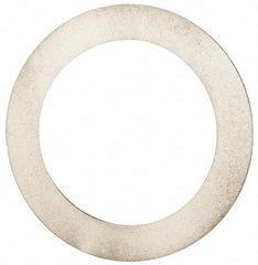 Made in USA - 0.012" Thick, 1-1/4" Inside x 1-3/4" OD, Round Shim - Uncoated 302/304 Stainless Steel - Americas Industrial Supply