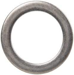Made in USA - 0.015" Thick, 1-1/4" Inside x 1-3/4" OD, Round Shim - Uncoated 302/304 Stainless Steel - Americas Industrial Supply