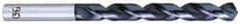 OSG - 2.60096mm 120° Vanadium High Speed Steel Jobber Drill - TiCN Finish, Right Hand Cut, Spiral Flute, Straight Shank, 57mm OAL, Standard Point - Americas Industrial Supply