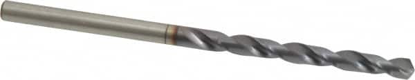 OSG - 3.29946mm 120° Vanadium High Speed Steel Jobber Drill - TiCN Finish, Right Hand Cut, Spiral Flute, Straight Shank, 65mm OAL, Standard Point - Americas Industrial Supply