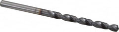 OSG - #12 120° Vanadium High Speed Steel Jobber Drill - TiCN Finish, Right Hand Cut, Spiral Flute, Straight Shank, 86mm OAL, Standard Point - Americas Industrial Supply