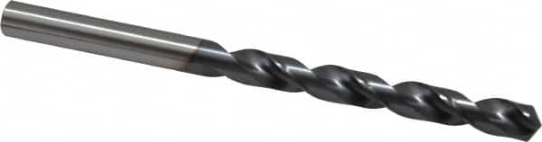 OSG - 7.29996mm 120° Vanadium High Speed Steel Jobber Drill - TiCN Finish, Right Hand Cut, Spiral Flute, Straight Shank, 109mm OAL, Standard Point - Americas Industrial Supply