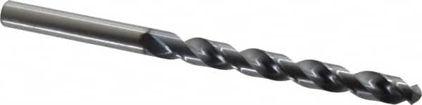 OSG - 7.69874mm 120° Vanadium High Speed Steel Jobber Drill - TiCN Finish, Right Hand Cut, Spiral Flute, Straight Shank, 117mm OAL, Standard Point - Americas Industrial Supply