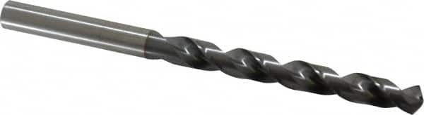 OSG - 8.001mm 120° Vanadium High Speed Steel Jobber Drill - TiCN Finish, Right Hand Cut, Spiral Flute, Straight Shank, 117mm OAL, Standard Point - Americas Industrial Supply