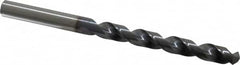 OSG - 8.6995mm 120° Vanadium High Speed Steel Jobber Drill - TiCN Finish, Right Hand Cut, Spiral Flute, Straight Shank, 125mm OAL, Standard Point - Americas Industrial Supply