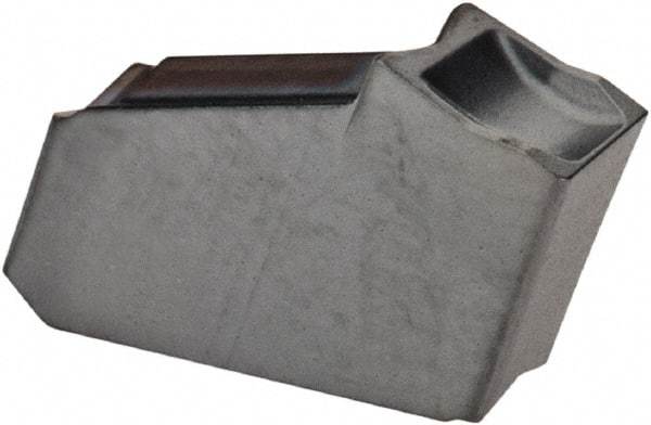 Iscar - GFR IC328 Grade, 0.1181" Cutting Width, Carbide Cutoff Insert - 6° Right Hand Lead Angle, 0.0012" Cnr Rad, TiCN Coated, Single End - Americas Industrial Supply
