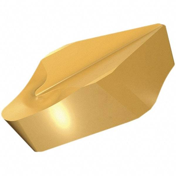 Iscar - 835V30GIPA Grade IC20, 8mm Cutting Width Carbide Grooving Insert - 4.8mm Max Depth of Cut, Neutral, 3mm Corner Radius, Uncoated - Americas Industrial Supply