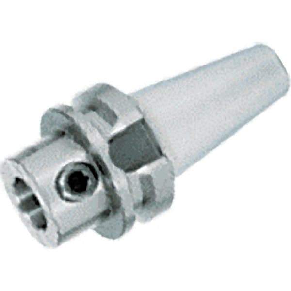 Iscar - CF4 System Size, BT40 Taper, Modular Tool Holding System Adapter - 52mm Projection, 1-3/4" Body Diam, Through Coolant - Exact Industrial Supply