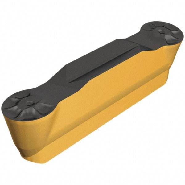 Iscar - 6030GRIP Grade IC418, 6mm Cutting Width Carbide Grooving Insert - 3mm Max Depth of Cut, Neutral, 3mm Corner Radius, TiCN/TiC/Al2O3 Finish - Americas Industrial Supply
