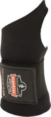 Ergodyne - Size S, Neoprene, Left or Right Hand Wrist Support - 1 Strap, Thumb Loop, Black - Americas Industrial Supply
