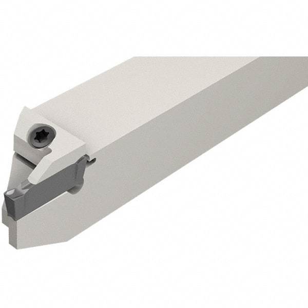 Iscar - External Thread, 0.3937" Max Depth of Cut, 1.4mm Min Groove Width, 120mm OAL, Right Hand Indexable Grooving Cutoff Toolholder - 10mm Shank Height x 10mm Shank Width, DG.. Insert Style, DGT Toolholder Style, Series Do-Grip - Americas Industrial Supply