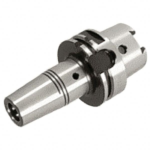 Iscar - 5/16" Hole Diam, HSK100A Taper Shank Shrink Fit Tool Holder & Adapter - 4-3/4" Projection, 0.827" Nose Diam, 1.42" Clamping Depth, 20,000 RPM, Through Coolant - Exact Industrial Supply