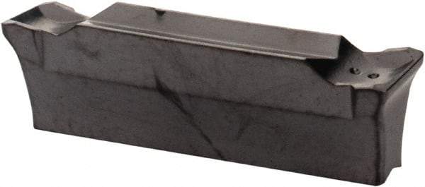 Iscar - DGL4003 IC908 Grade, 0.1575" Cutting Width, Carbide Cutoff Insert - 4° Left Hand Lead Angle, 0.0118" Cnr Rad, TiAlN Coated, Double End - Americas Industrial Supply