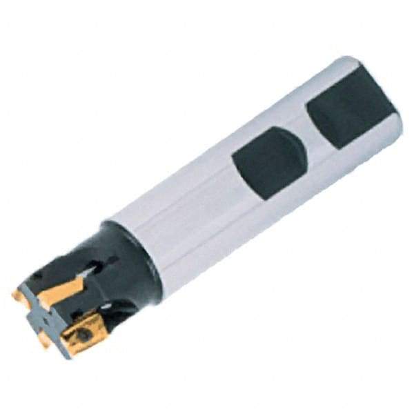 Iscar - 26mm Cut Diam, 14.3mm Max Depth of Cut, 25mm Shank Diam, 270mm OAL, Indexable Square Shoulder End Mill - HM90 ADKT 1505.. Inserts, Cylindrical Shank, 90° Lead Angle, Series Heli2000 - Americas Industrial Supply