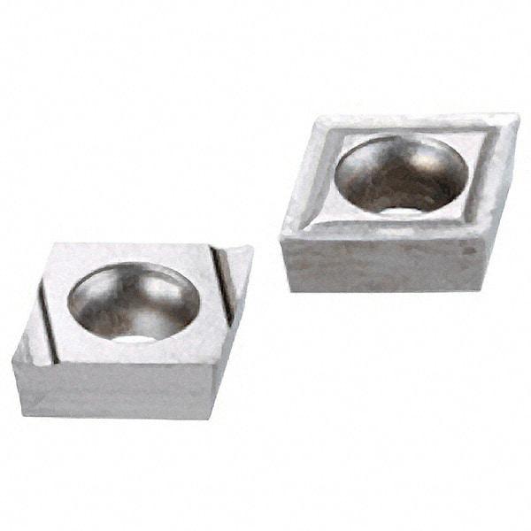 Iscar - CCGT2-0 Grade IC30N Carbide Turning Insert - Uncoated, 80° Diamond, 1/4" Inscr Circle, 3/32" Thick, 0.0079" Corner Radius - Americas Industrial Supply