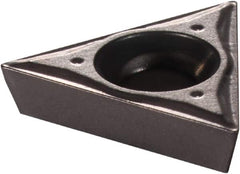 Iscar - TPMT2-0 Grade IC907 Carbide Turning Insert - 60° Triangle, 1/4" Inscr Circle, 3/32" Thick, 0.0079" Corner Radius - Americas Industrial Supply