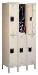 Tennsco - 2 Door, 2 Tier, Locker - Americas Industrial Supply