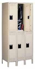 Tennsco - 2 Door, 2 Tier, Locker - Americas Industrial Supply