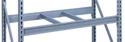 Tennsco - 3,800 Lb Capacity Bulk Storage Shelf Beam Kit - 60" Wide x 3-5/8" High x 24" Deep x 1-1/2" Thick, Medium Gray - Americas Industrial Supply