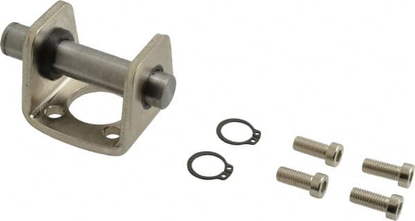 SMC PNEUMATICS - Air Cylinder Double Clevis - For 1-1/2" Air Cylinders, Use with NCGD - Americas Industrial Supply