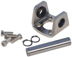 SMC PNEUMATICS - Air Cylinder Double Clevis - For 1-1/4" Air Cylinders, Use with NCGD - Americas Industrial Supply