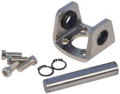 SMC PNEUMATICS - Air Cylinder Double Clevis - For 1-1/4" Air Cylinders, Use with NCGD - Americas Industrial Supply