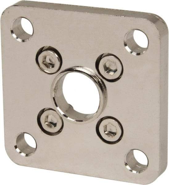 SMC PNEUMATICS - Air Cylinder Flange Mount - For 1-1/4" Air Cylinders, Use with NCGF/G - Americas Industrial Supply