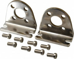 SMC PNEUMATICS - Air Cylinder Foot Mount - For 2-1/2" Air Cylinders, Use with NCGL - Americas Industrial Supply