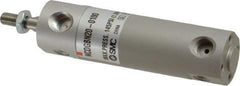 SMC PNEUMATICS - 3/4" Bore Double Acting Air Cylinder - 1/8 Port, 1/4-28 Rod Thread, 140 Max psi, 40 to 140°F - Americas Industrial Supply