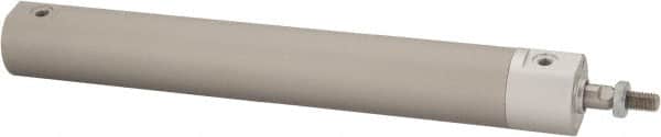 SMC PNEUMATICS - 3/4" Bore Double Acting Air Cylinder - 1/8 Port, 1/4-28 Rod Thread, 140 Max psi, 40 to 140°F - Americas Industrial Supply