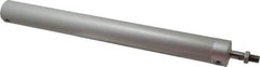 SMC PNEUMATICS - 1-1/4" Bore Double Acting Air Cylinder - 1/8 Port, 7/16-20 Rod Thread, 140 Max psi, 40 to 140°F - Americas Industrial Supply