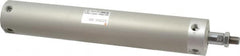 SMC PNEUMATICS - 1-1/2" Bore Double Acting Air Cylinder - 1/8 Port, 7/16-20 Rod Thread, 140 Max psi, 40 to 140°F - Americas Industrial Supply