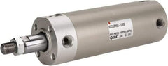 SMC PNEUMATICS - 2" Bore Double Acting Air Cylinder - 1/4 Port, 1/2-20 Rod Thread, 140 Max psi, 40 to 140°F - Americas Industrial Supply