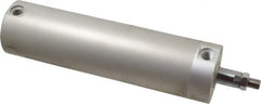 SMC PNEUMATICS - 2-1/2" Bore Double Acting Air Cylinder - 1/4 Port, 1/2-20 Rod Thread, 140 Max psi, 40 to 140°F - Americas Industrial Supply